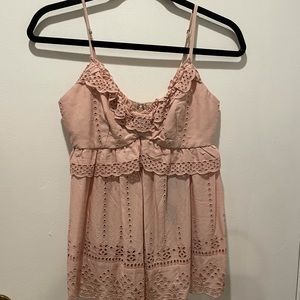 BCBG Maxazria Pink Tank Top